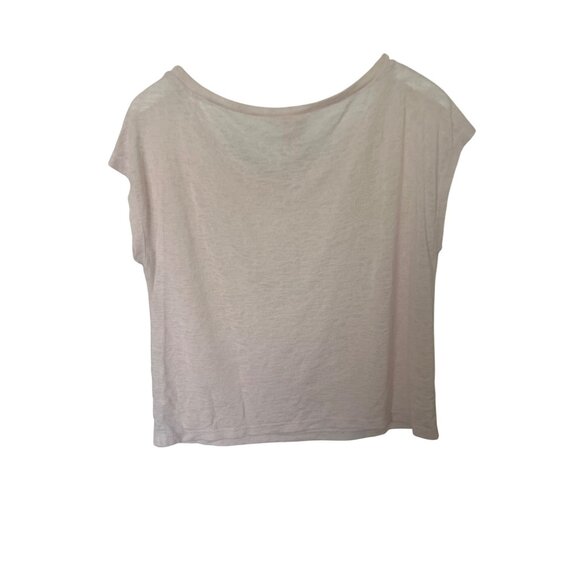 Victorias Secret Light Pink Short Sleeve Flowy Top - Picture 3 of 4